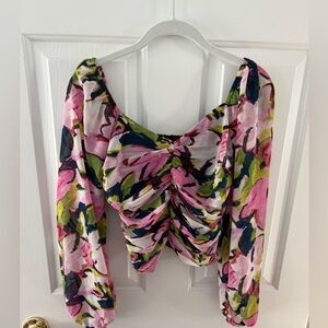 Floral Sweetheart Blouse